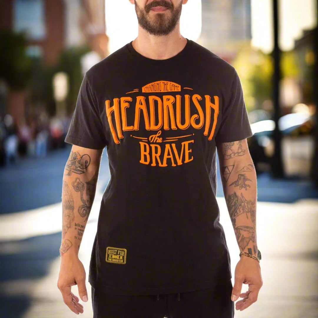 Chemise à manches courtes Headrush pour homme - Pour les braves