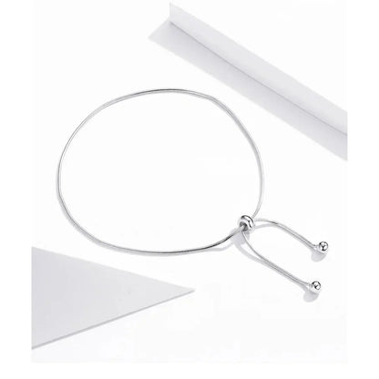 Le bracelet de cheville serpent exotique en argent sterling 925