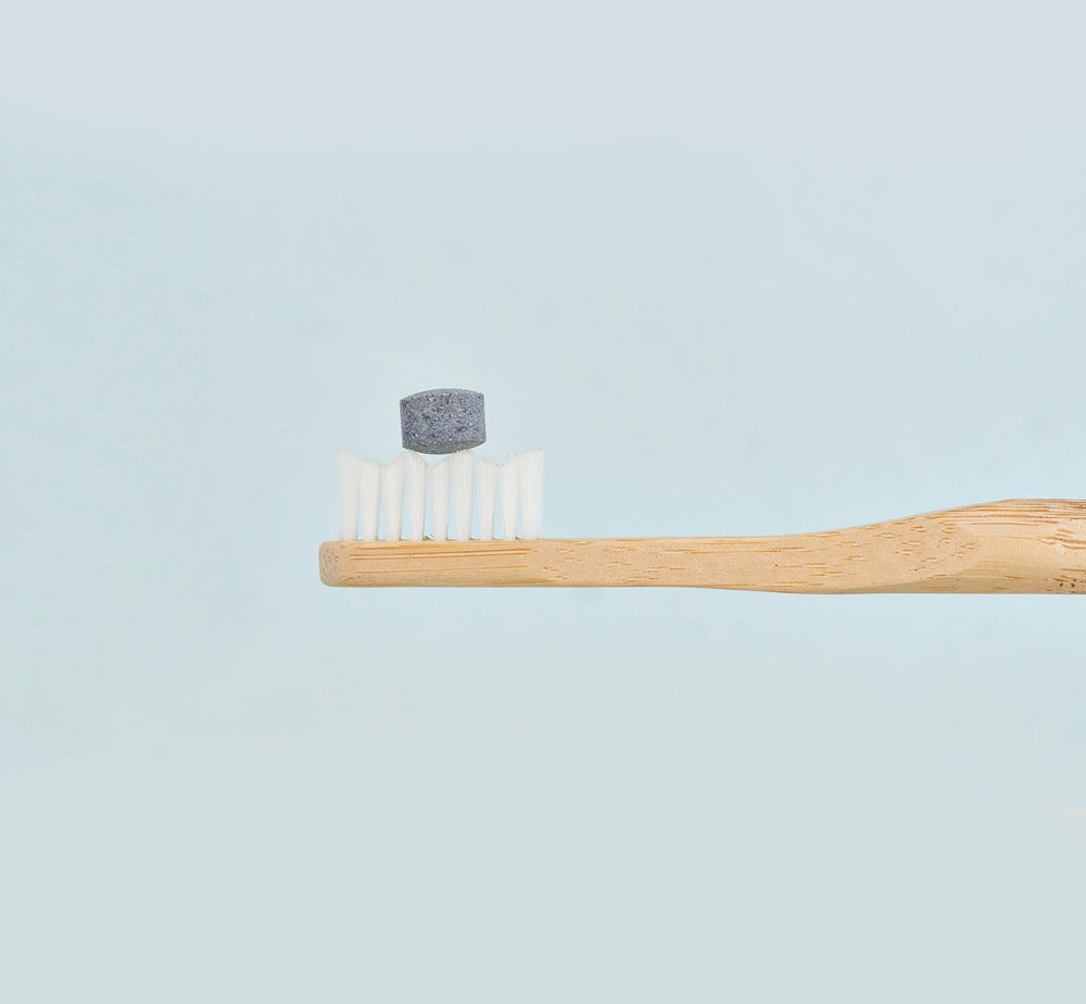 Natural Toothpaste Tablets Set- Charcoal Mint