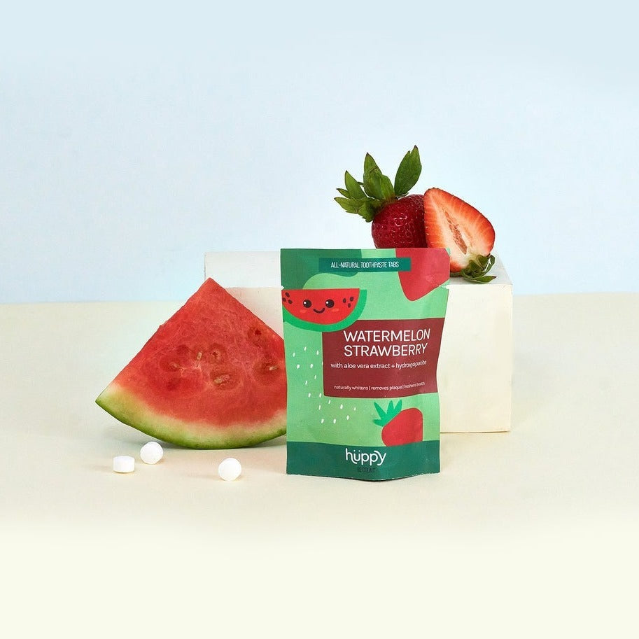 Natural Toothpaste Tablets Refill- Watermelon Strawberry