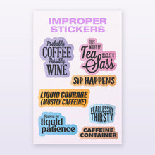 Autocollants Sassy pour Bouteille/Mug - Pack 2