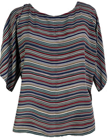 PRC6653 Avatar Pure Silk Side Slit Top