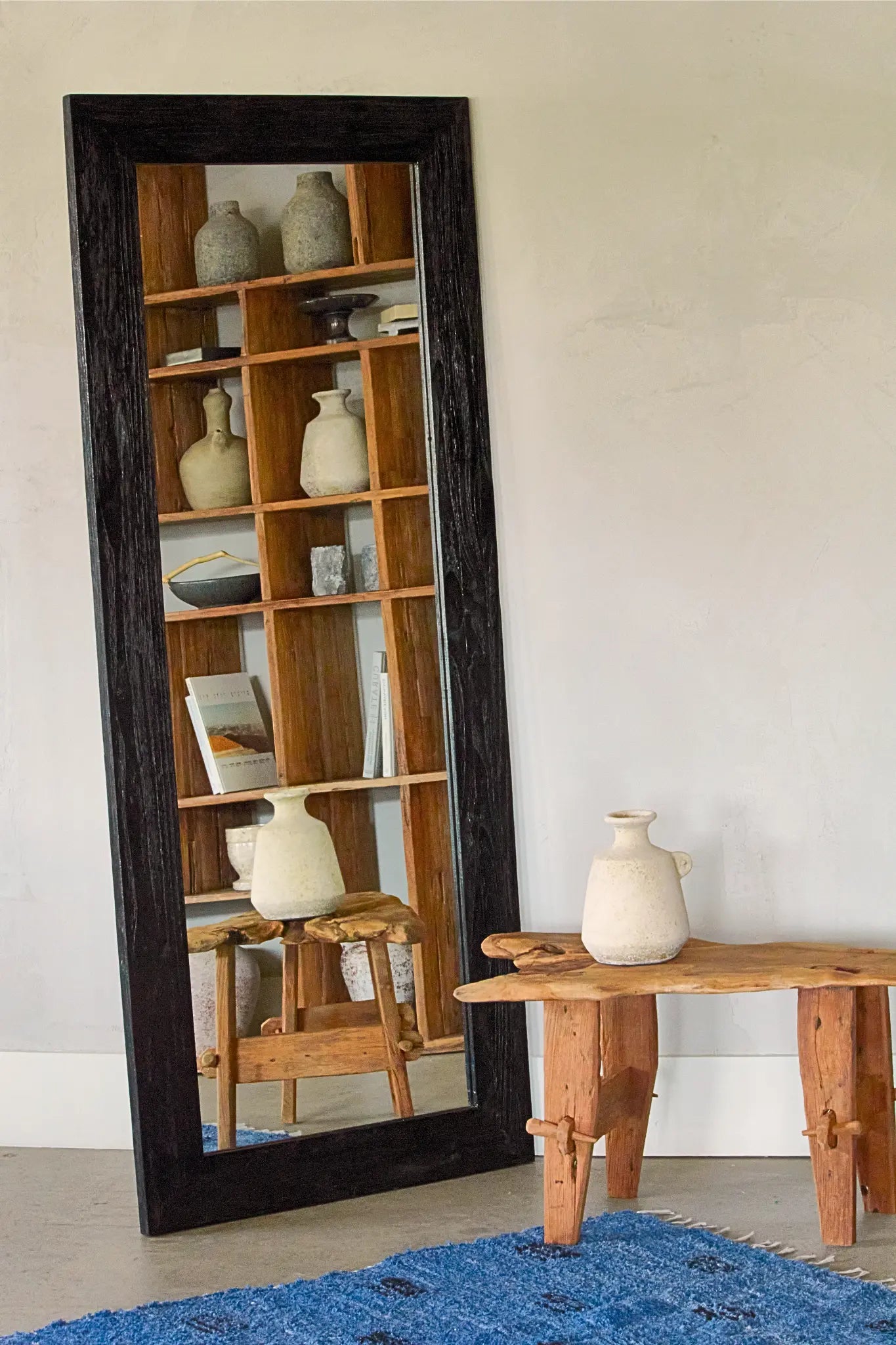 Teak Recycled Mirror