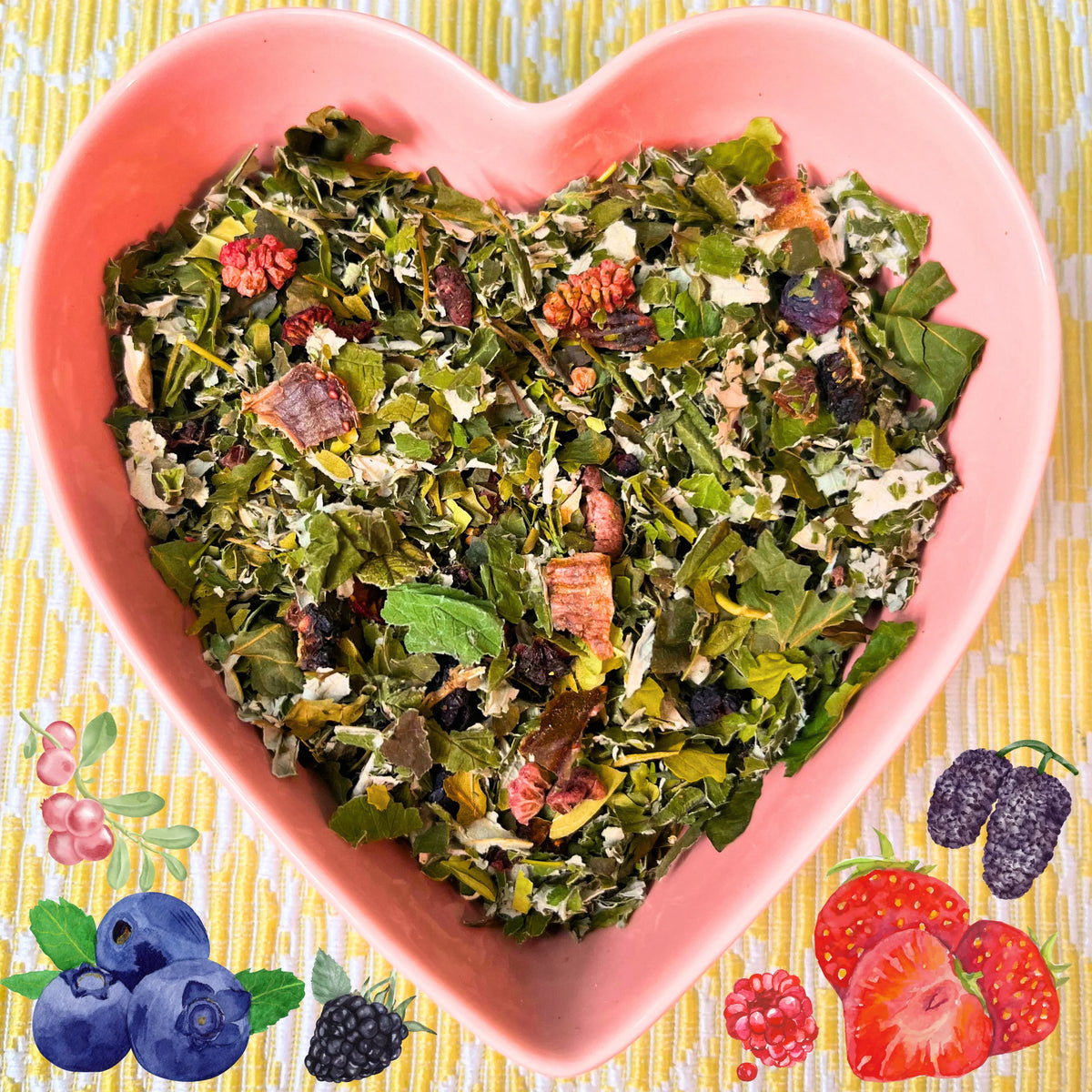 "Berry Patch" Hay Topper