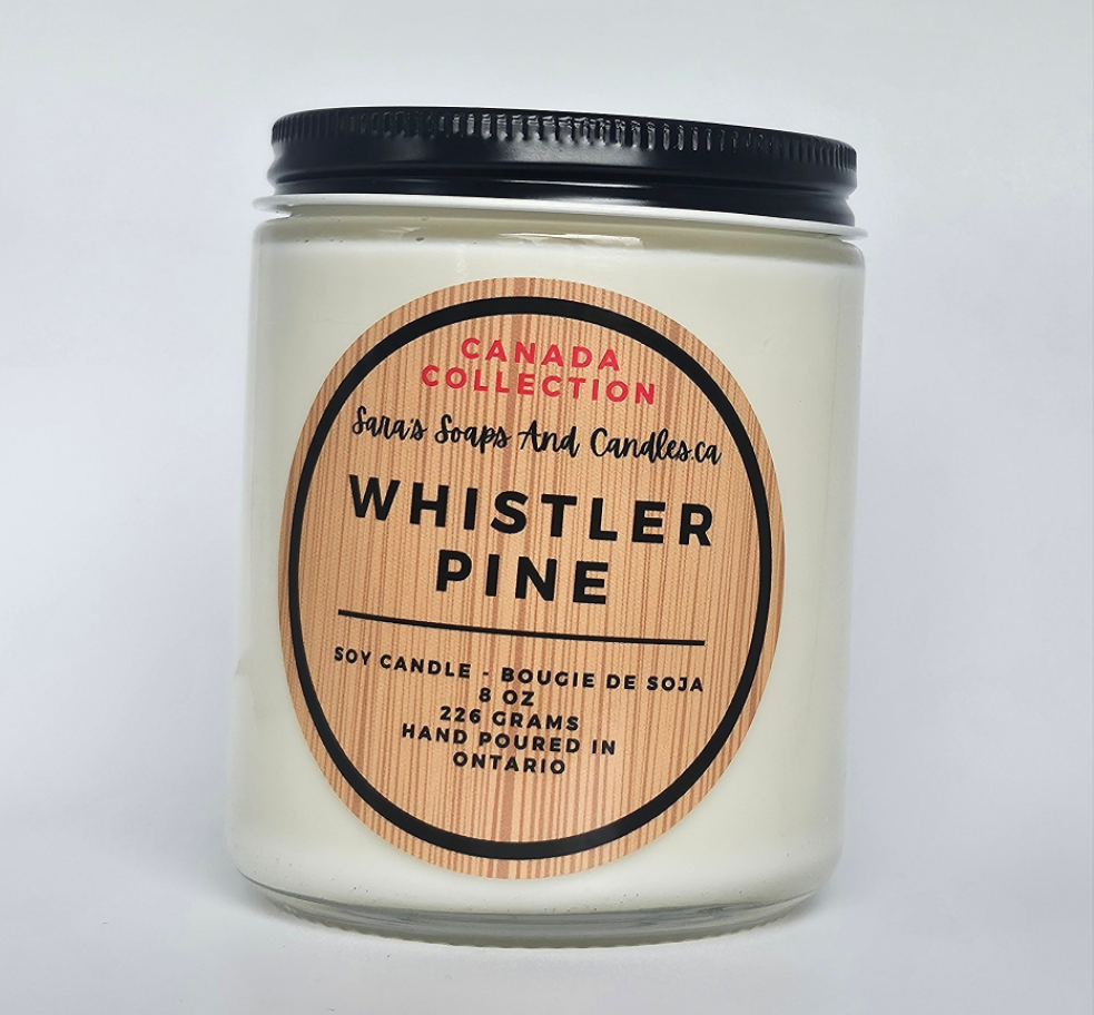 Bougie de soja Pin de Whistler - 8 oz