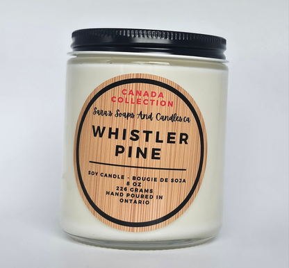 Bougie de soja Pin de Whistler - 8 oz