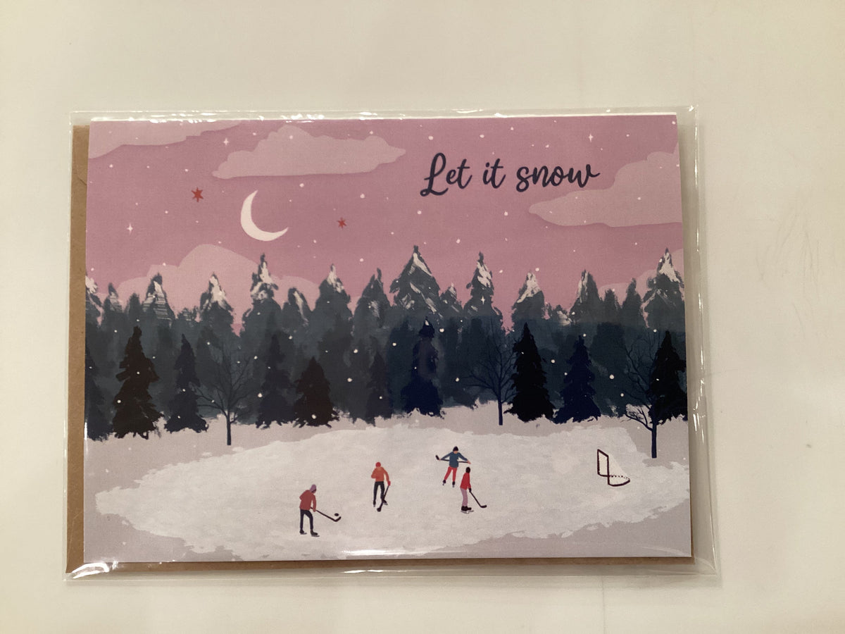 Let it Snow Greeting Card