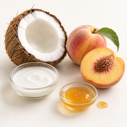 Savon au lait de coco SULTANE  nectar de pêches