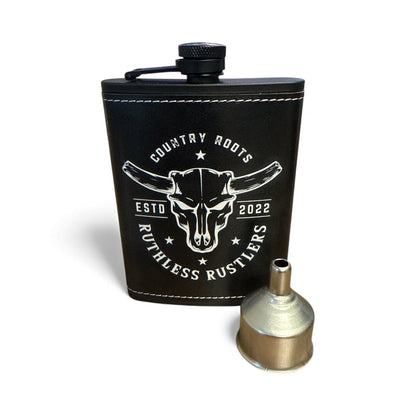 Coffret flasque de hanche Ruthless Rustlers Country Roots | Noir