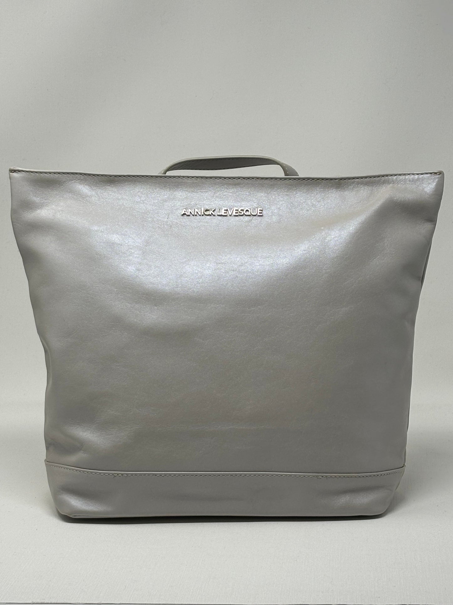 Leather backpack, beaded - Lore