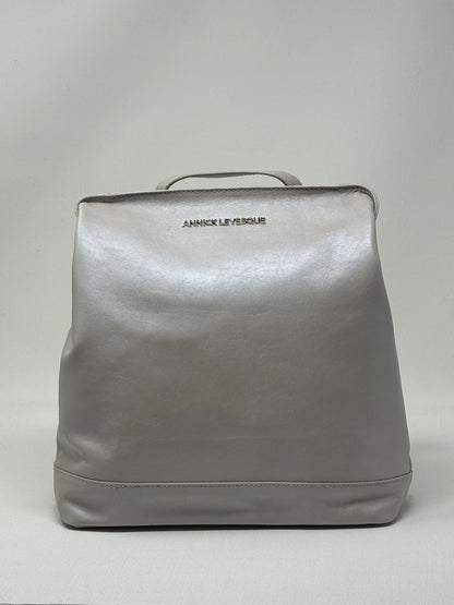 Leather backpack, beaded - Lore