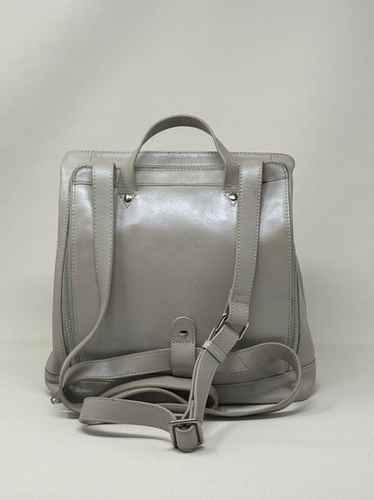 Leather backpack, beaded - Lore