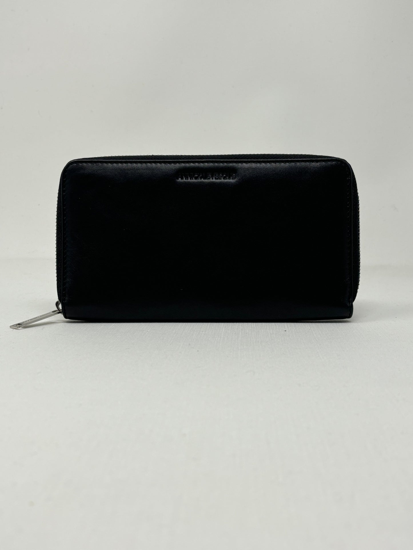 Anna Leather Wallet, Black