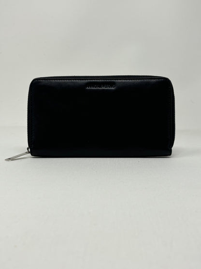 Anna Leather Wallet, Black