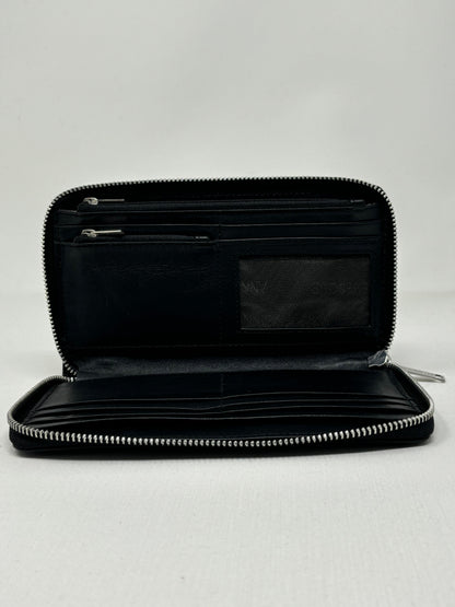 Anna Leather Wallet, Black