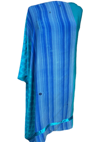 PRC6943 Robe asymétrique en pure soie Avatar