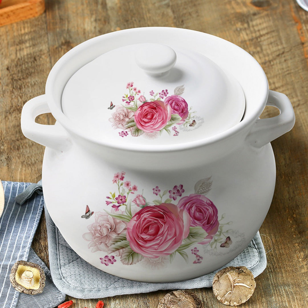 Marmite à soupe en céramique 3,3 L - Jardin