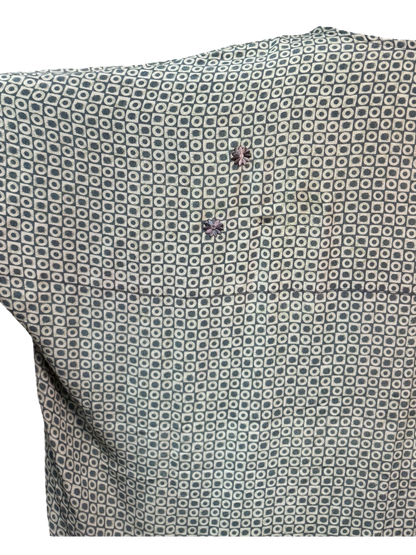 PRC7467 Avatar Pure Silk Short Kaftan Tunic with Slits
