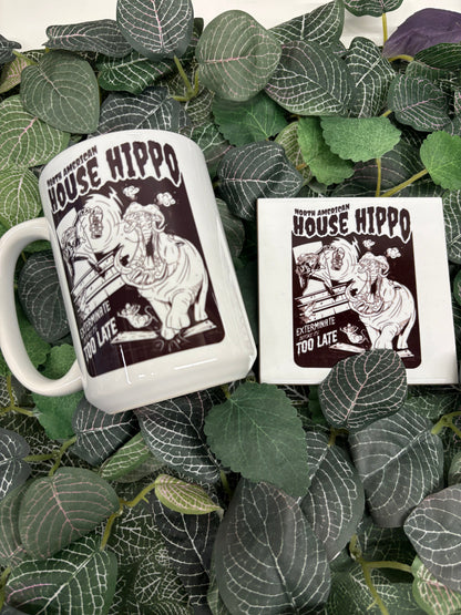 House Hippo Coaster