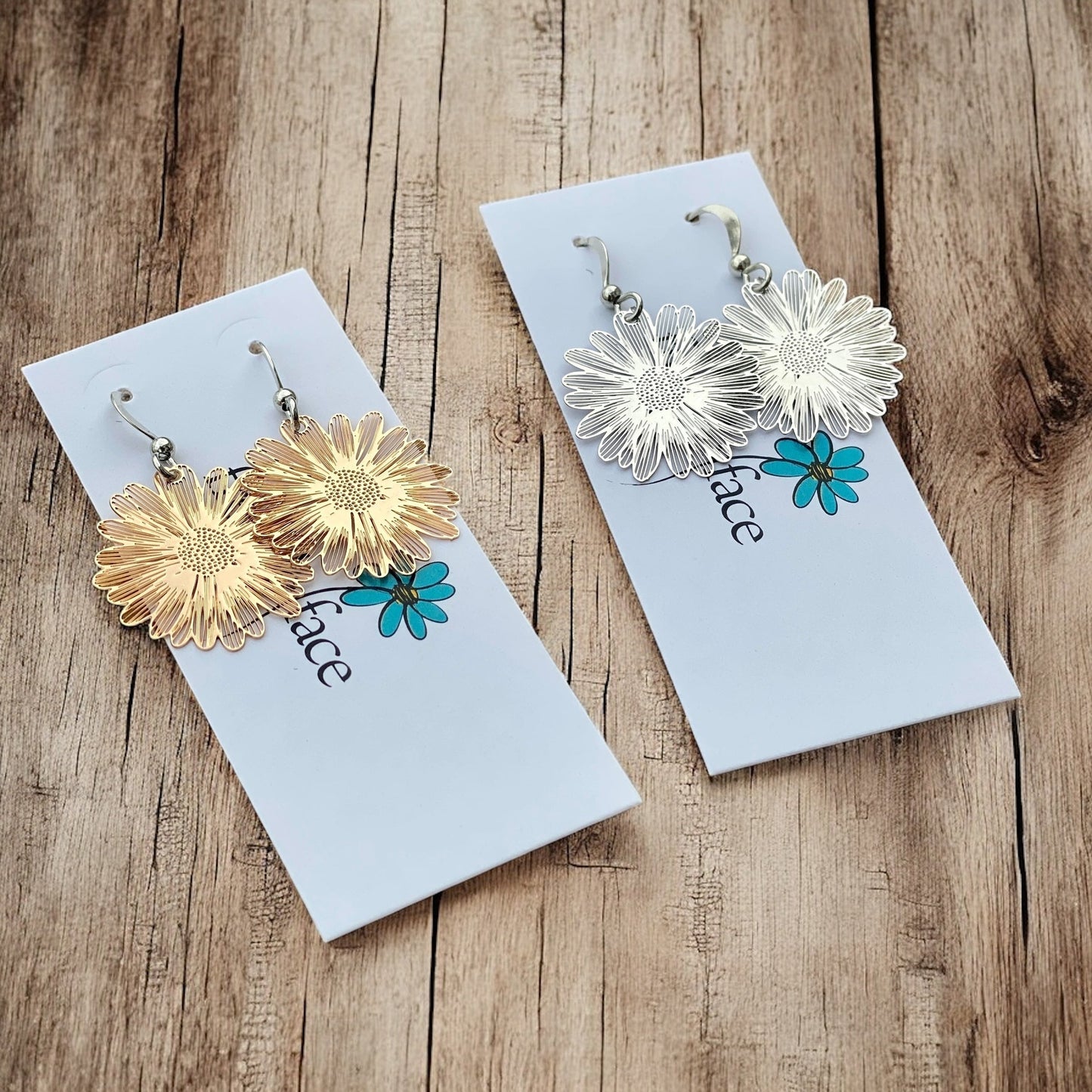 Boucles d'oreilles légères éclat floral