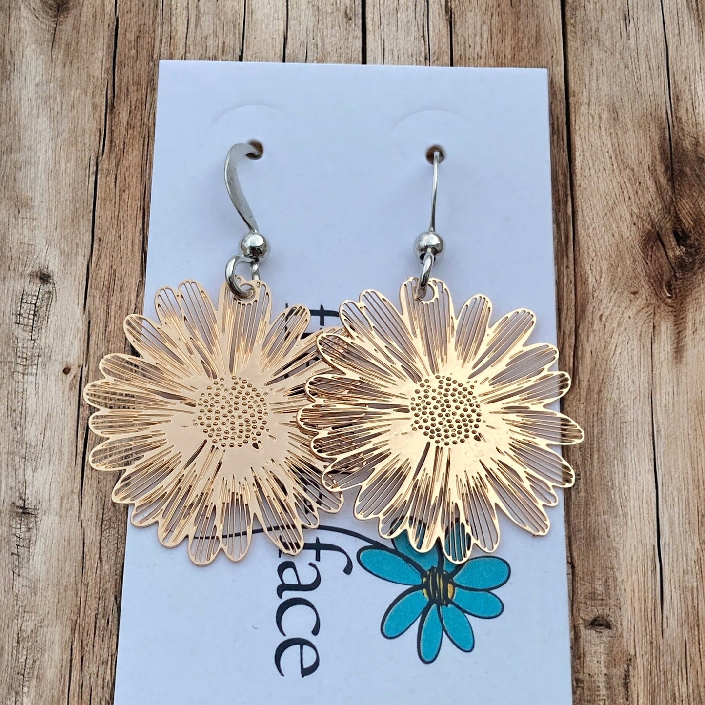 Boucles d'oreilles légères éclat floral
