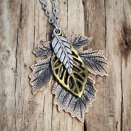 Collier feuille d'érable