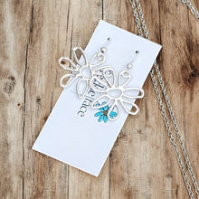 Abstract Flower Earrings