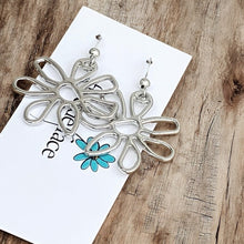 Abstract Flower Earrings