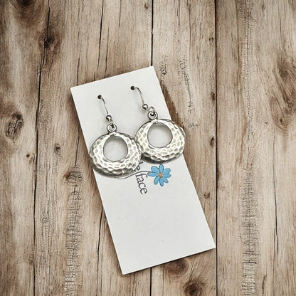 Textured Hoop Earrings