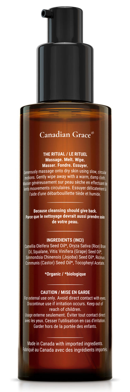 Canadian Grace Makeup Melt - Cleansing Oil That Melts Away Makeup, Sunscreen & The Day's Impurities