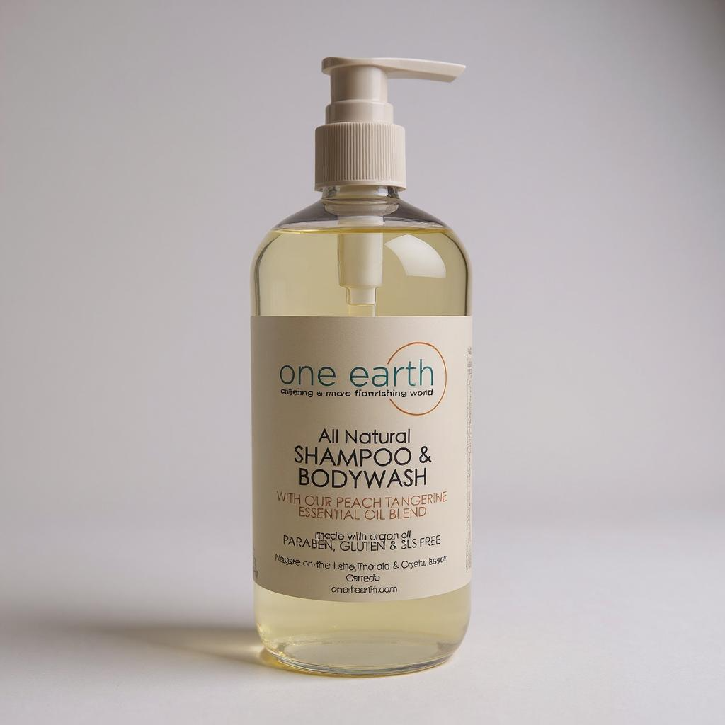 Shampoing/Gel Douche - Pêche Mandarine