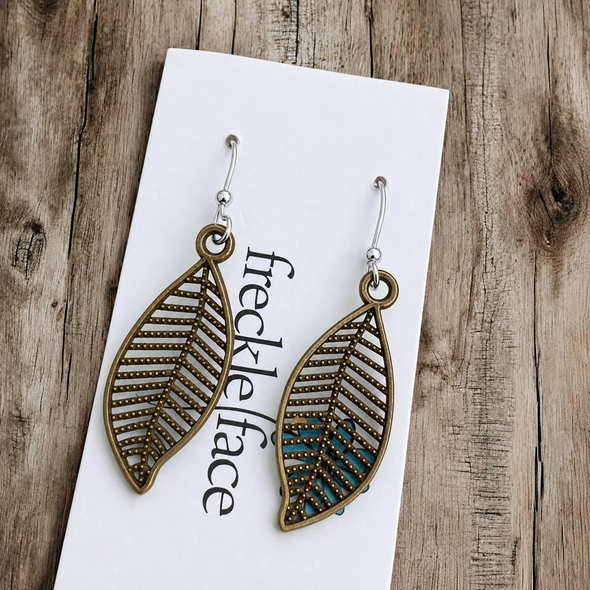 Filigree Leaf Earrings – Lightweight Nature-Inspired Dangles
