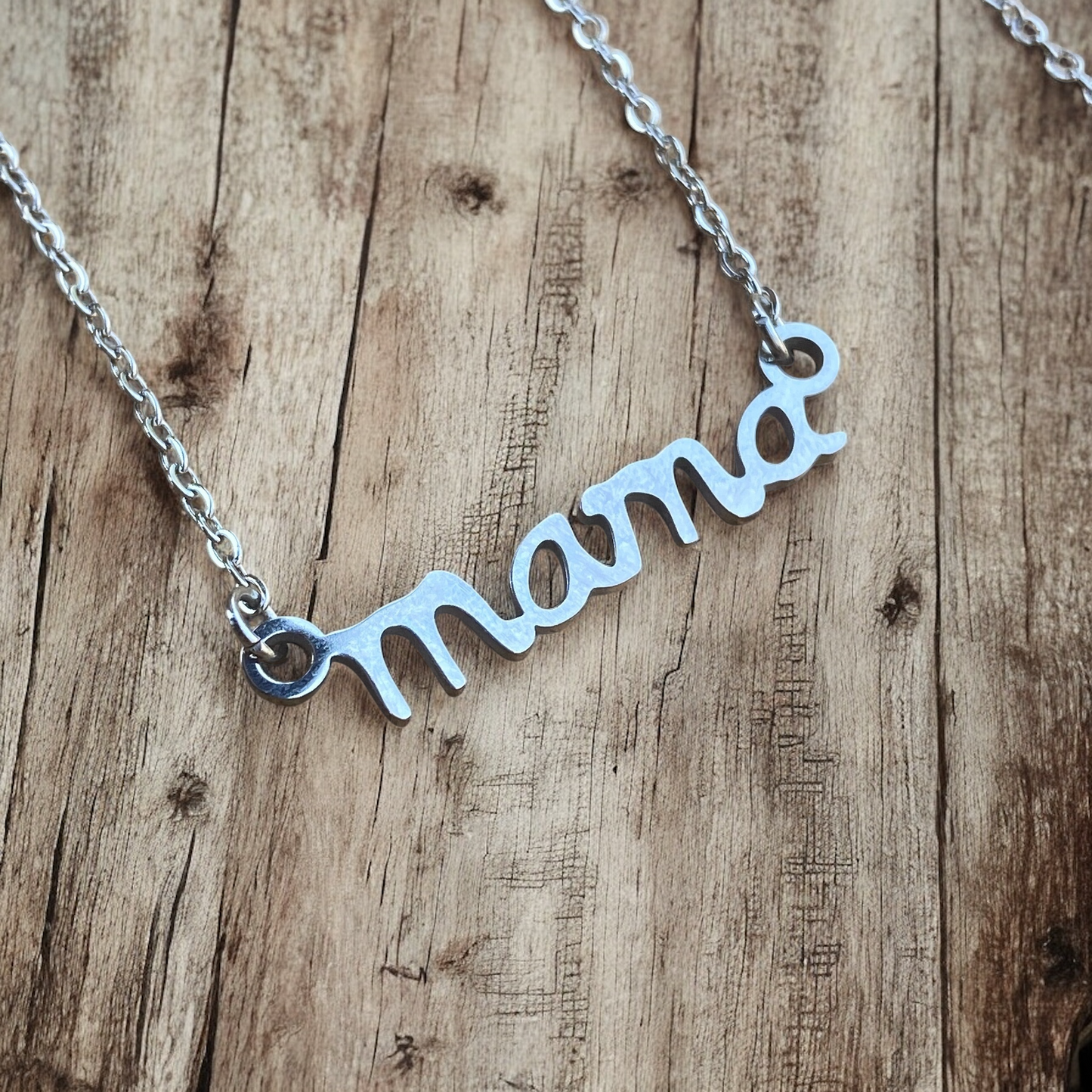 Collier maman en acier inoxydable