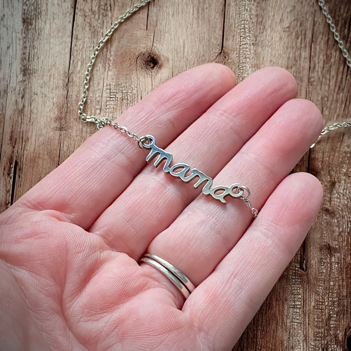 Collier maman en acier inoxydable