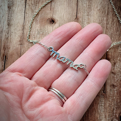 Collier maman en acier inoxydable