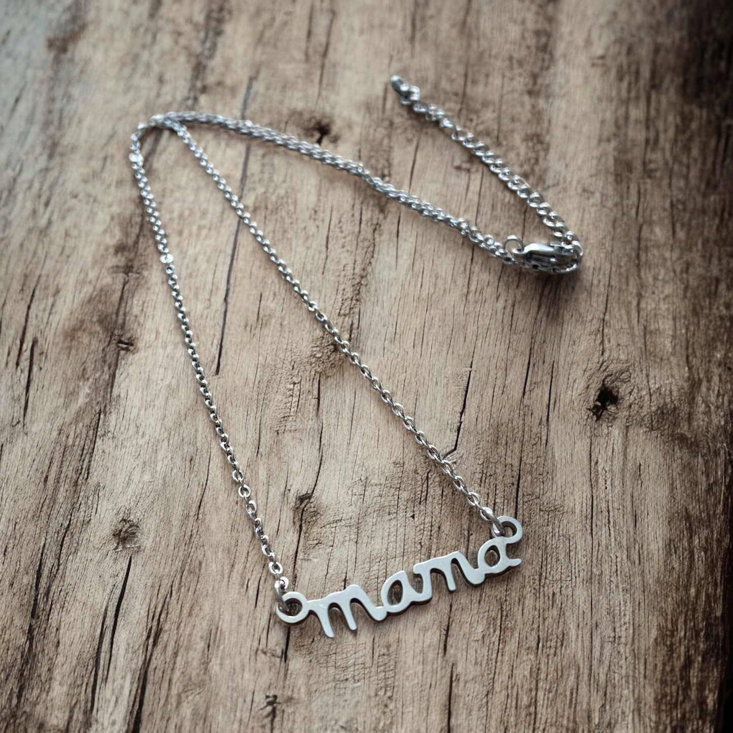 Collier maman en acier inoxydable