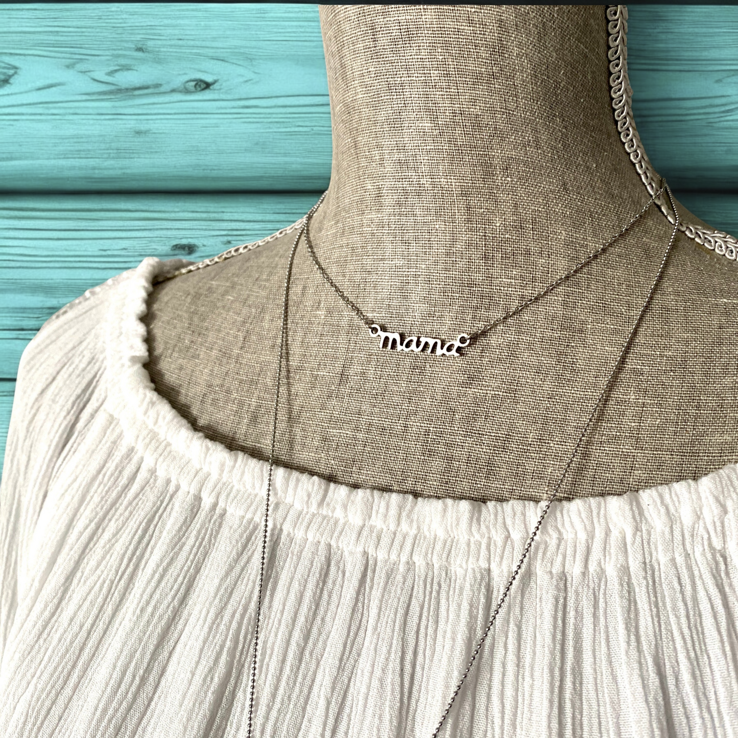Collier maman en acier inoxydable