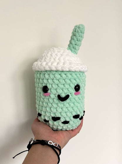 Crochet Boba Plushie Pattern PDF Download Beginner Friendly