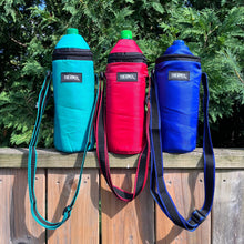Sac isotherme souple pour bouteille de sport Thermos avec ouverture facile pour boire ou verser
