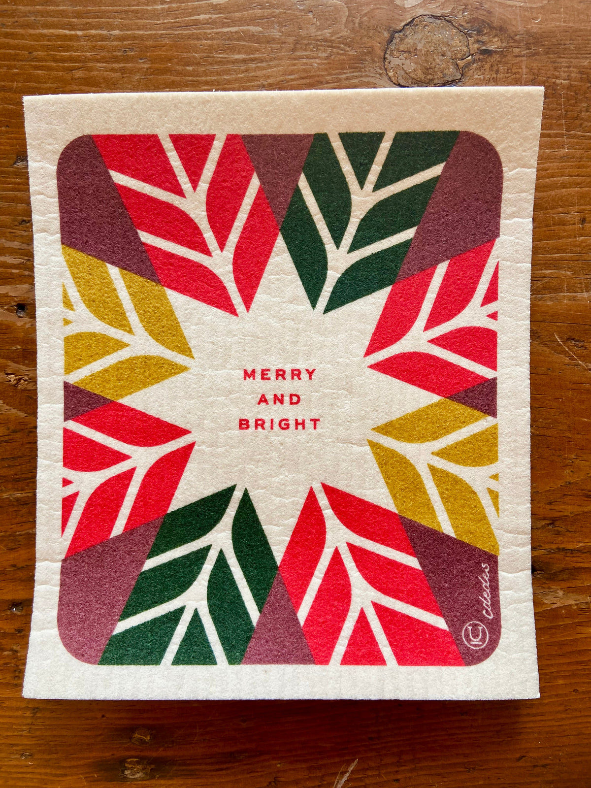 Holiday Swedish Sponge Cloths by Unwrapped Essentials