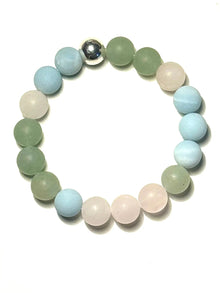 Bracelet en verre de plage