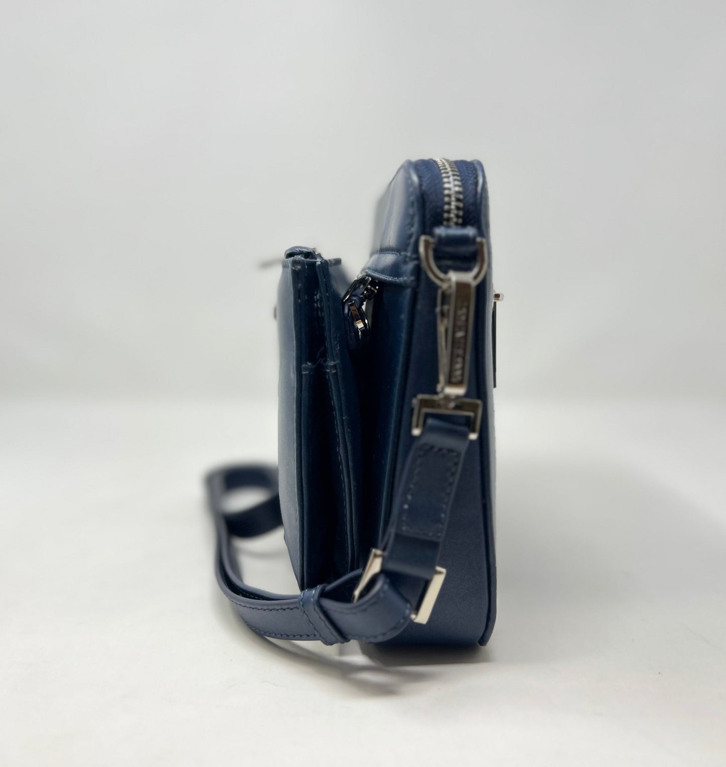Small Crossbody Bag with Detachable Card Holder Navy Blue | Kennedi