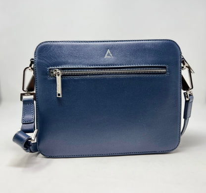 Small Crossbody Bag with Detachable Card Holder Navy Blue | Kennedi
