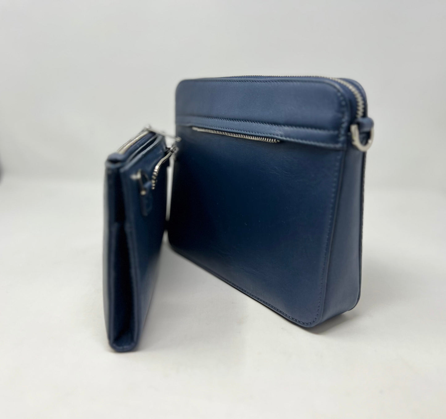 Small Crossbody Bag with Detachable Card Holder Navy Blue | Kennedi