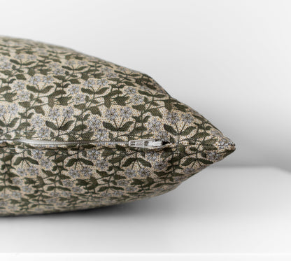 Serein | Housse de coussin à fleurs