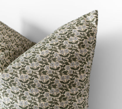 Serein | Housse de coussin à fleurs