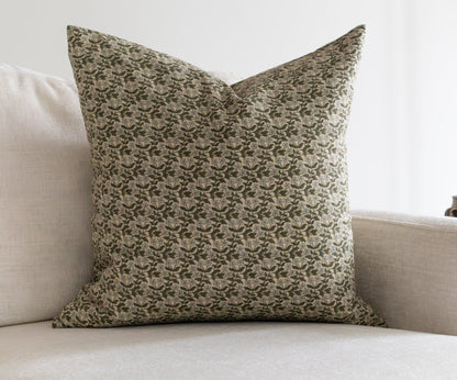 Serein | Housse de coussin à fleurs
