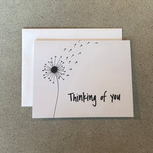 Je pense à toi | Carte de vœux