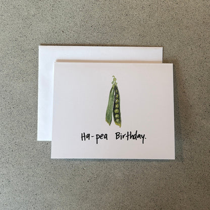 Ha-Pea Anniversaire | Carte de Vœux Drôle Blague de Papa