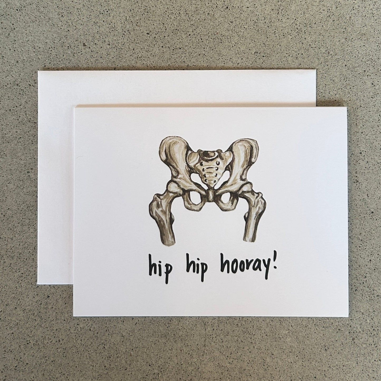 Hip Hip Hourra | Carte de Vœux Blague de Papa Punn-tastique